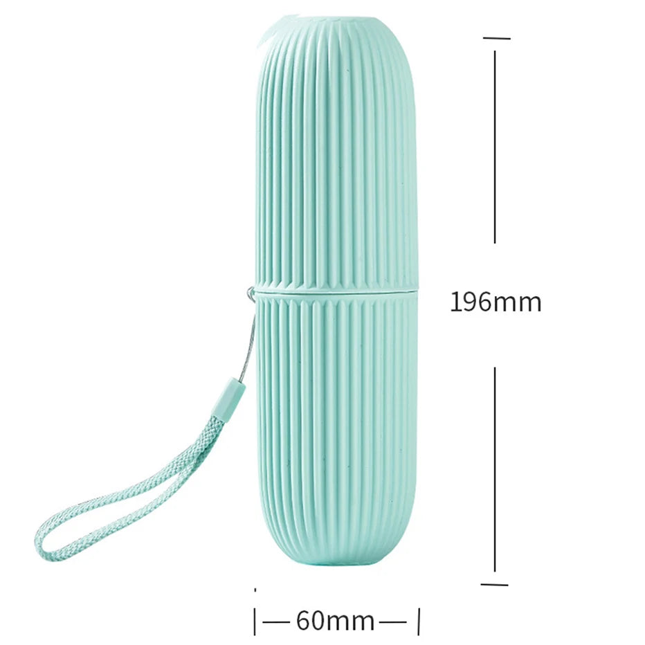 Portable Toothbrush Storage Case Toothpaste Holder Box Organizer Household Storage Cup For Outdoor Travel Bathroom Accessories
